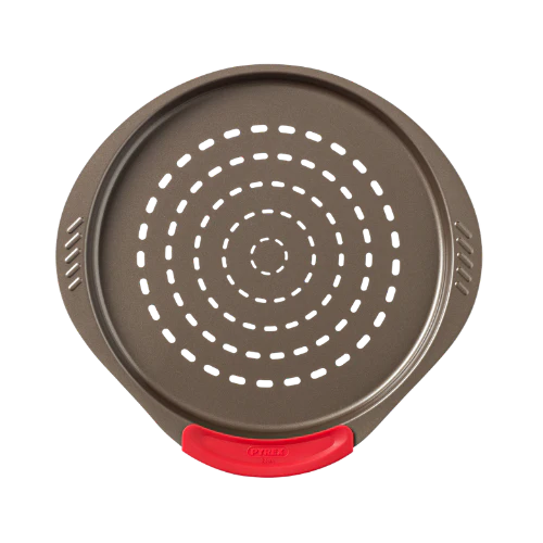 asimetriA - Plaque à pizza en métal avec prise en main facile - différentes tailles & formes - Image 3