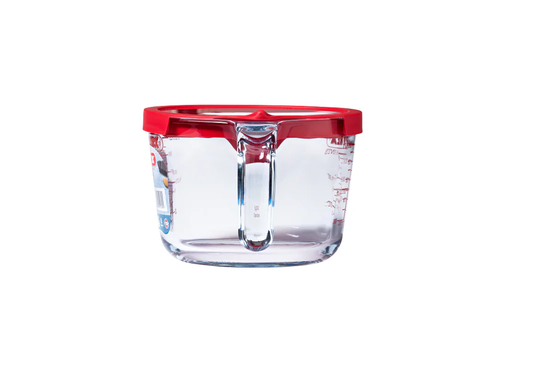 Broc mesureur en verre avec couvercle 1L - Image 3