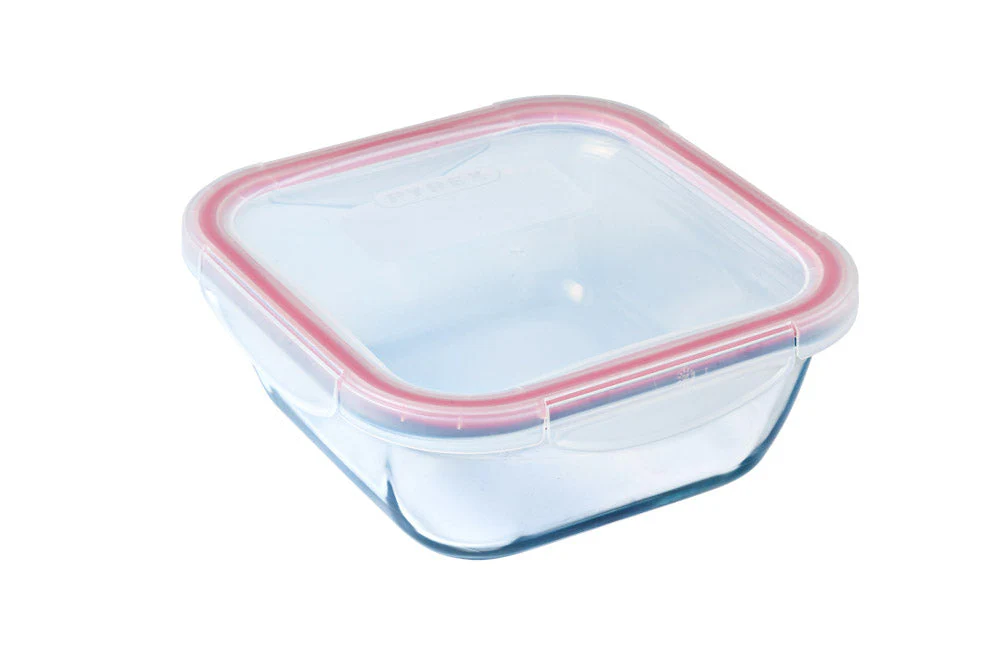 Cook & Go - Plat carré en verre avec couvercle étanche - Image 12