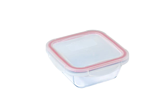 Cook & Go - Plat carré en verre avec couvercle étanche - Image 13