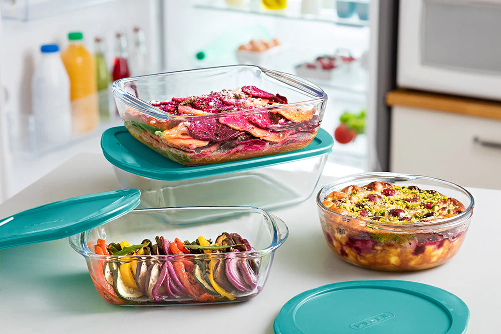 Plat rond en verre avec couvercle - Cook & Store - Image 7