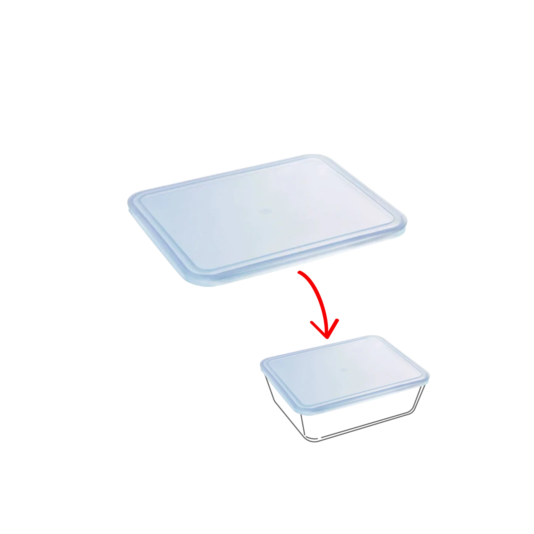 Cook&Freeze - couvercle de rechange rectangulaire - Image 8