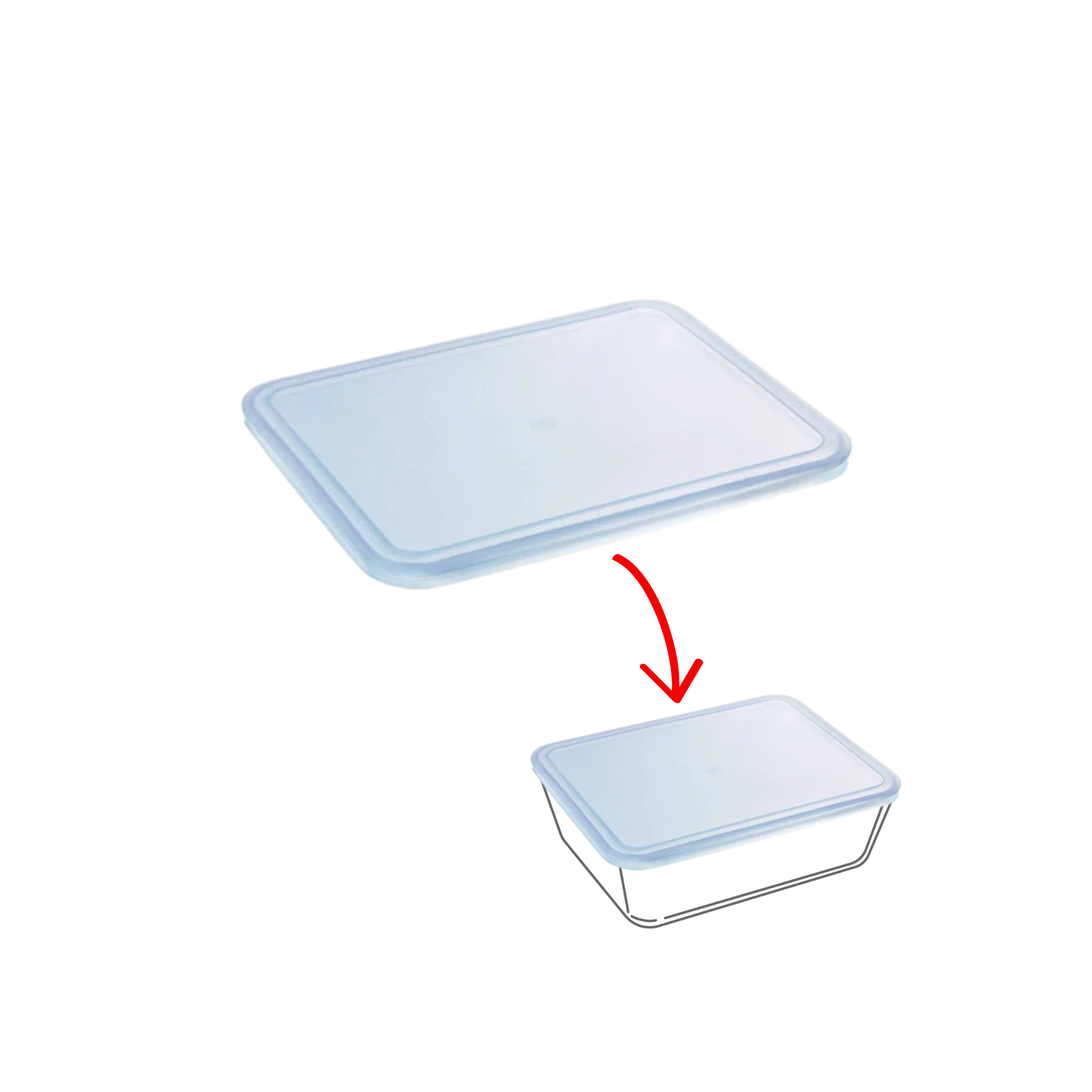 Cook&Freeze - couvercle de rechange rectangulaire - Image 9