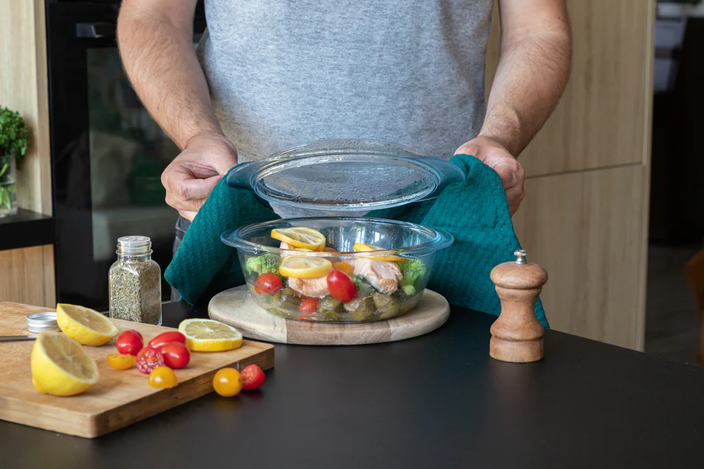 Cocotte ronde en verre multi-usages - Gamme 4 IN 1 - Image 4
