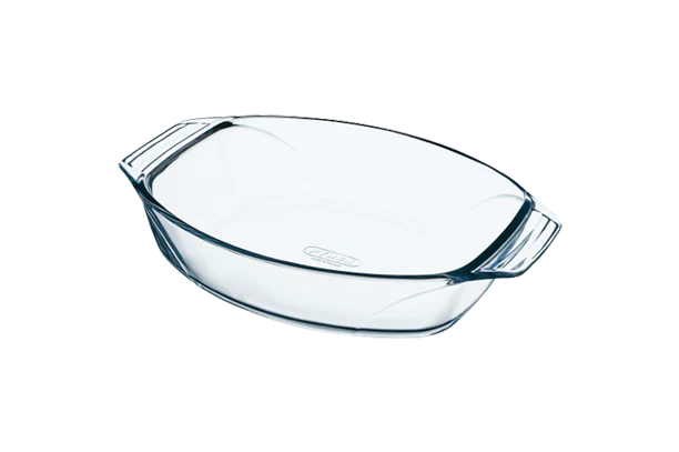 Plat à four ovale en verre avec larges poignées - Image 8