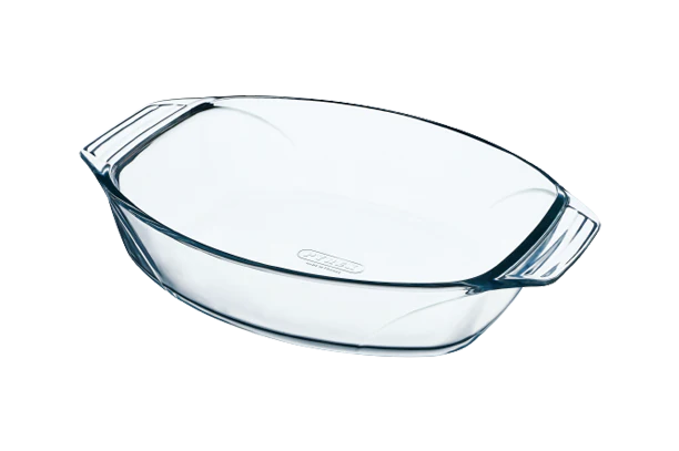 Plat à four ovale en verre avec larges poignées - Image 9
