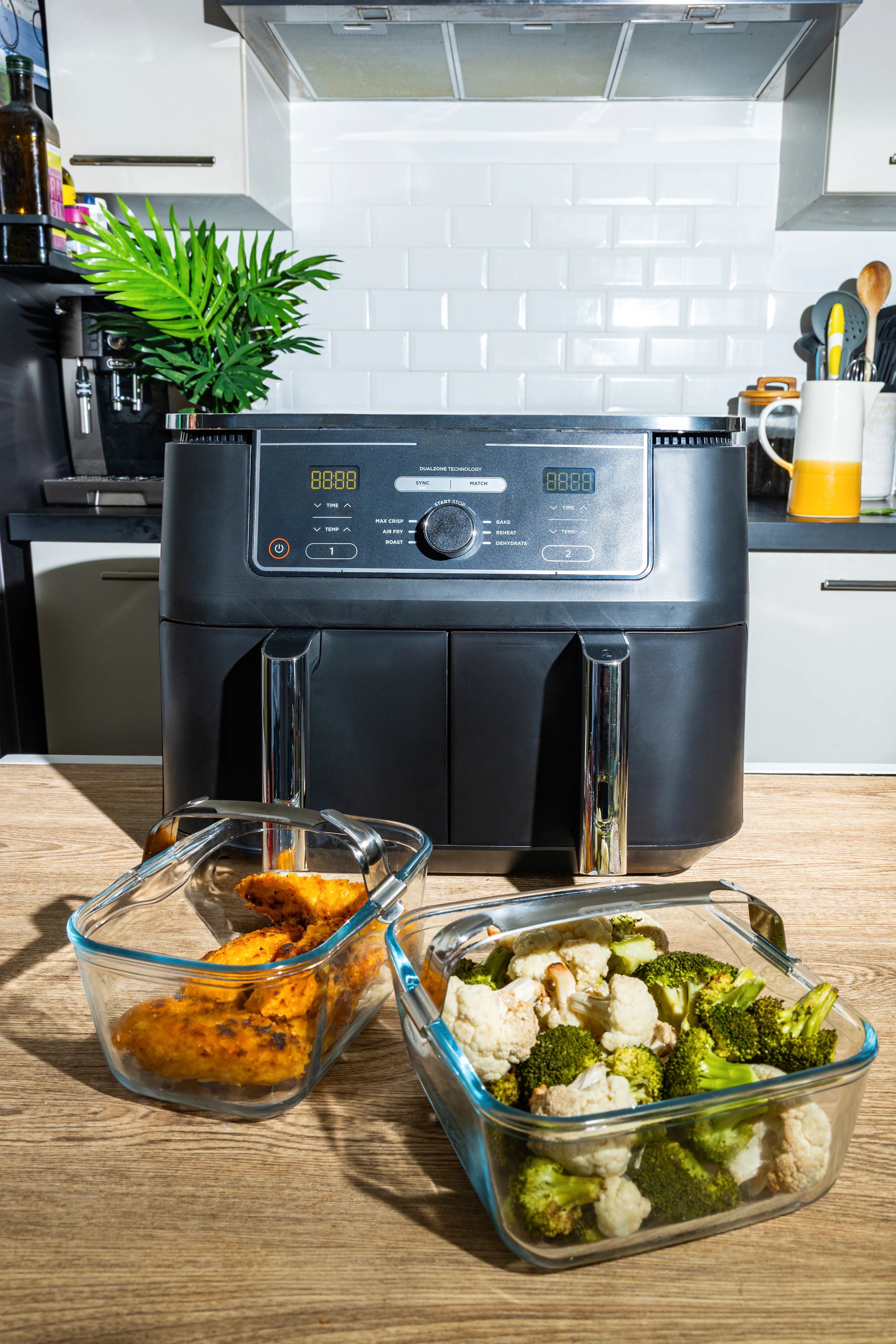 Plat air fryer en verre avec poignée amovible - Image 5