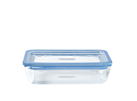 Zero Plastic - Set de 3 boites de conservation avec couvercle en verre rectangulaire - Image 8