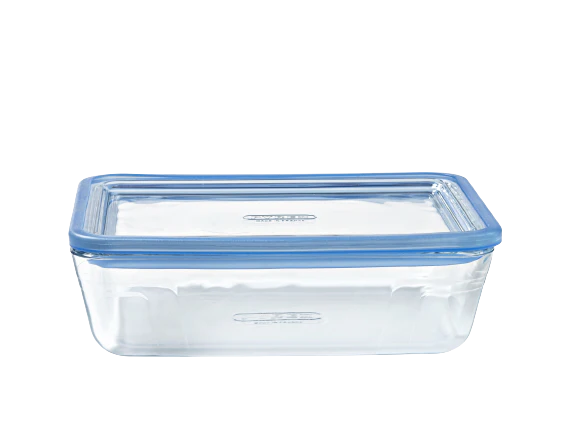 Zero Plastic - Set de 3 boites de conservation avec couvercle en verre rectangulaire - Image 9